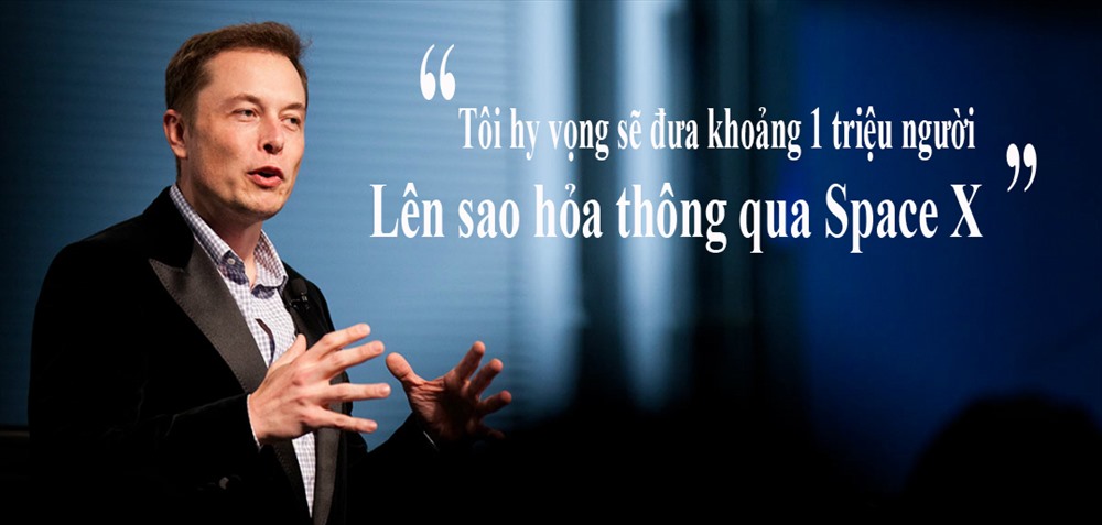 Sở hữu khối tài sản khổng lồ, trong một cuộc phỏng vấn với The Guardian, Elon Musk chia sẻ:“Tôi hy vọng sẽ đưa khoảng 1 triệu người lên sao hỏa thông qua Space X. Đó sẽ là một nơi lý tưởng để nghỉ hưu”.