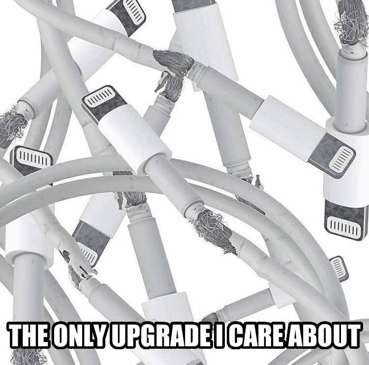 “Chúng tôi chỉ quan tâm đến việc Apple có cập nhật... dây sạc cho iPhone không?”