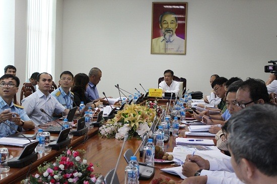 Chính quyền tỉnh làm việc với Công ty Hồ Tràm về phương án xây sân bay. 