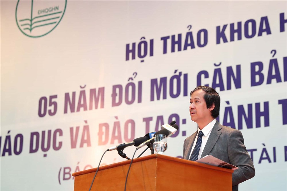 PGS-TS Nguyễn Kim Sơn - Giám đốc Đại học quốc gia Hà Nội. Ảnh: PV