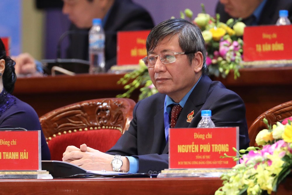 Phó Chủ tịch Thường trực Tổng Liên đoàn Lao động Việt Nam Trần Thanh Hải. Ảnh: Sơn Tùng.