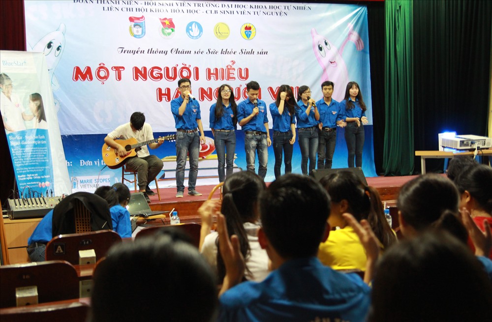 Một kiện truyền thông cho sinh viên do Marie Stopes Việt Nam kết hợp với trường đại học tại TPHCM tổ chức