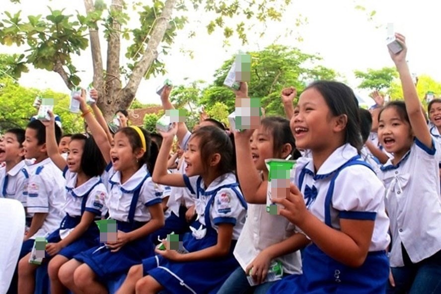 Mục tiêu của đề án là cải thiện tình trạng dinh dưỡng góp phần nâng cao tầm vóc trẻ em mẫu giáo và học sinh tiểu học trên địa bàn thành phố Hà Nội. Ảnh minh họa.
