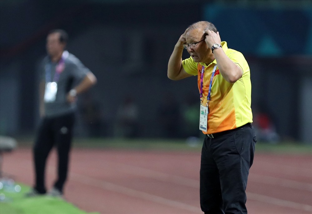Ông Park cũng thừa nhận biệt danh “Guus Hiddink Việt Nam” khiến không gặp áp lực, và không thoải mái với biệt danh đó. Ảnh: Đ.Đ