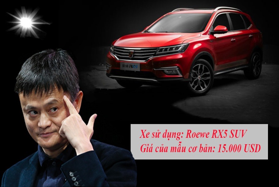 Dù nằm trong Top người giàu có nhất Trung Quốc nhưng Jack Ma khiến nhiều người ngạc nhiên khi vẫn sử dụng một chiếc xe có giá tầm trung.