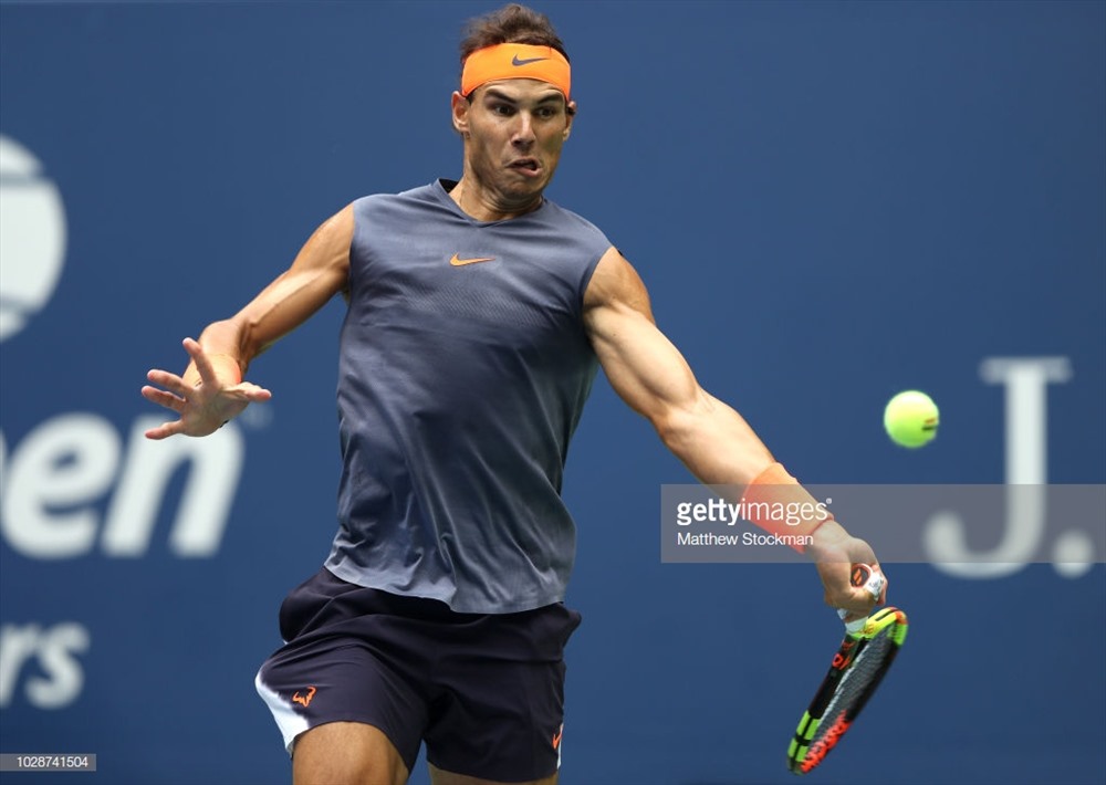 Nadal chơi tốt ở những game đầu tiên. Ảnh: Getty.