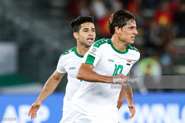 2. Mohanad Ali (Iraq): Tài năng 18 tuổi của Iraq là một trong những cầu thủ ghi bàn vào lưới ĐT Việt Nam. Góp công giúp đội bóng Tây Á đánh bại thầy trò HLV Park Hang-seo với tỉ số 3-2. Ảnh Getty