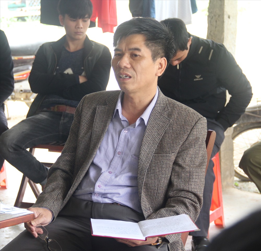 Ông Nguyễn Văn Thành, Trưởng phòng khoáng sản, Sở TN-MT Hà Tĩnh trưởng đoàn công tác kết luận buổi làm việc 