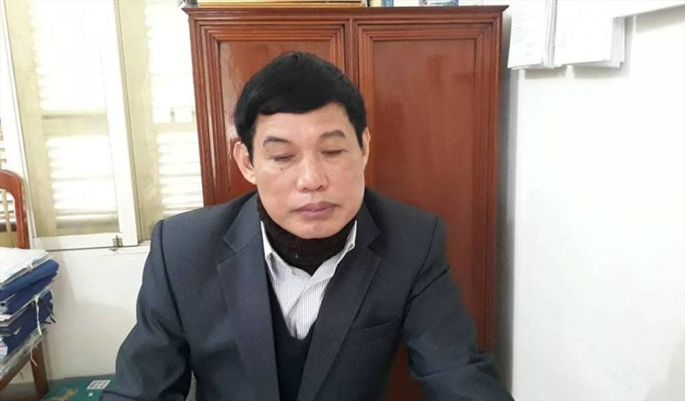 Thầy Phạm Xuân Hùng – Hiệu trưởng Trường THCS Quảng Cư.