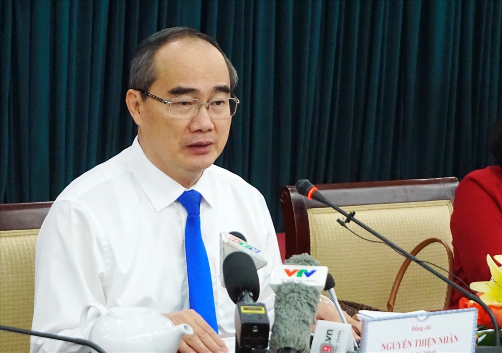 Bí thư Thành ủy TPHCM Nguyễn Thiện Nhân.