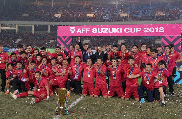 ĐT Việt Nam được đánh giá cao sau chức vô địch AFF Cup 2018 (Ảnh: Getty)