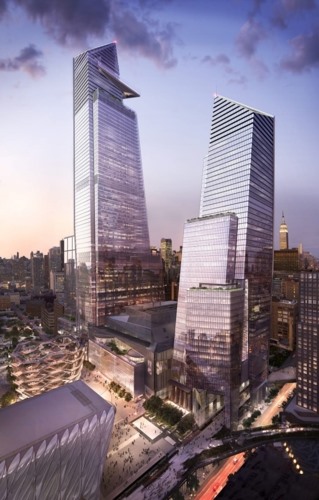 Với chiều cao hơn 395m, 30 Hudson Yards sẽ trở thành tòa nhà văn phòng cao thứ hai ở New York, Mỹ khi hoàn thành vào cuối năm nay. Tầng trên cùng của tòa nhà được sử dụng làm tầng quan sát ngoài trời cao nhất của thành phố (cao hơn tòa nhà Empire State).