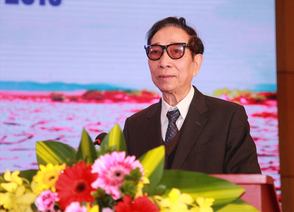 Ông Hồ Ngọc Hải – Chủ tịch Hội Nước sạch và Môi trường Việt Nam phát biểu tại Lễ trao giải.