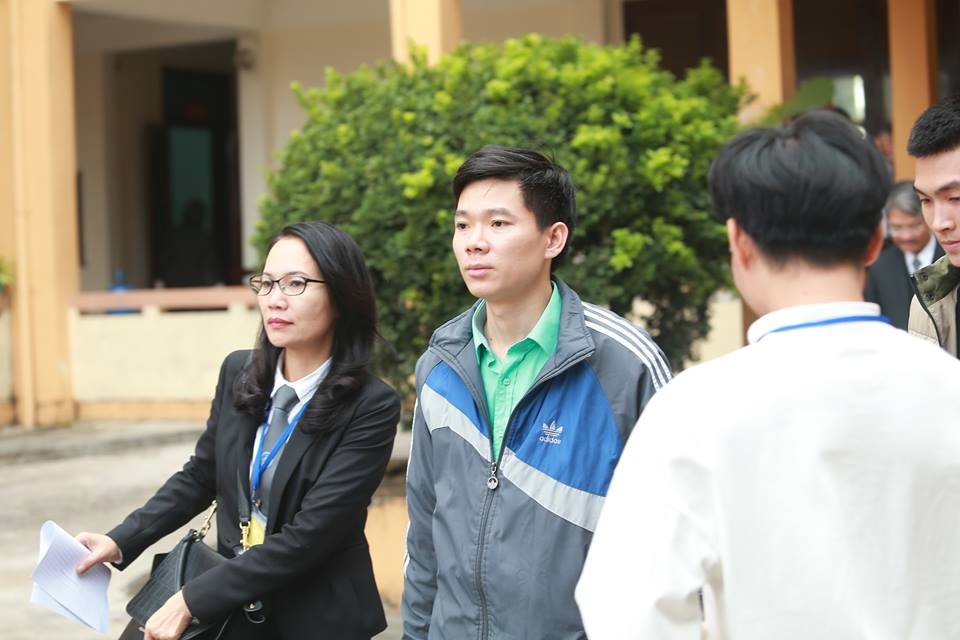 Bị cáo Hoàng Công Lương tại tòa.