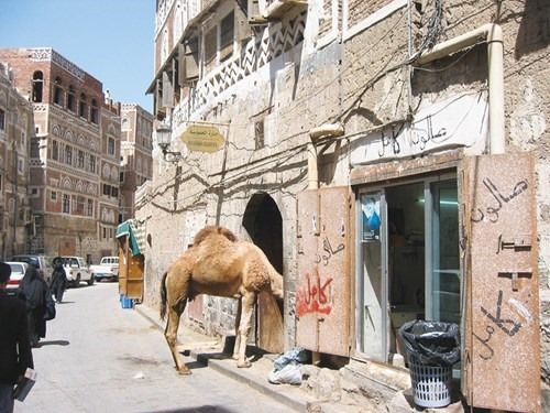 Khu phố cổ ở Yemen.