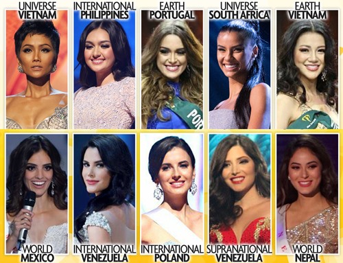 Top 10 hoa hậu đẹp nhất thế giới ứng viên đến từ các quốc gia khác ...