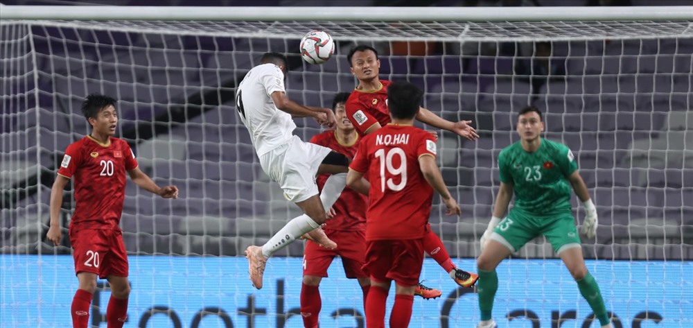 Tuyển Việt Nam sẽ đối đầu với Jordan ở vòng 1/8 Asian Cup 2019. Ảnh AFC