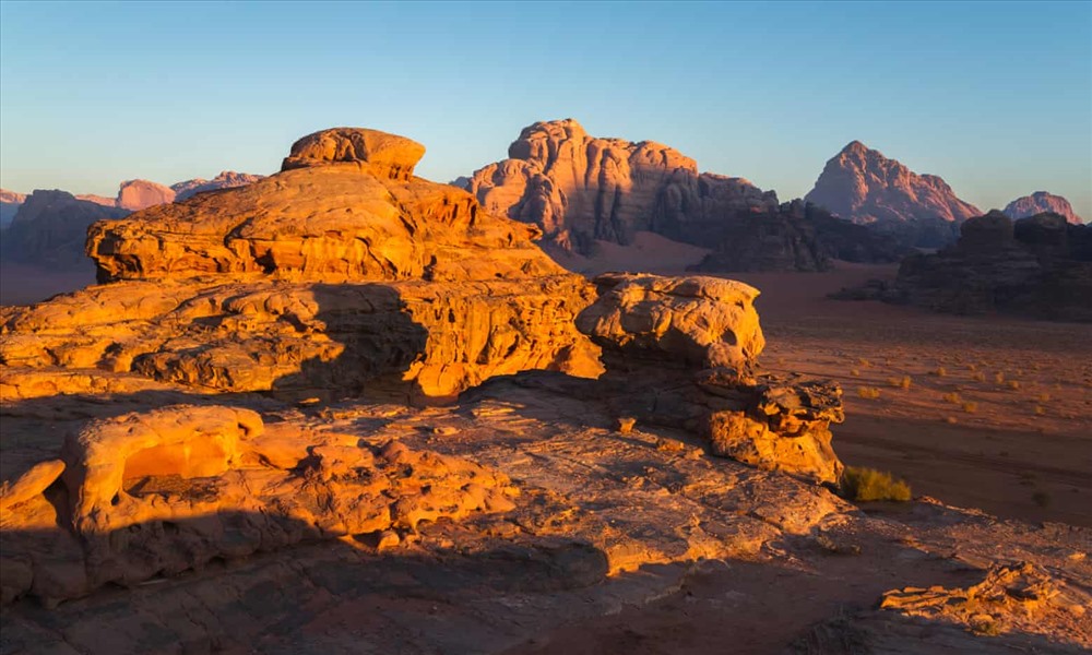 Sa mạc Wadi Rum ở Jordan. Ảnh: Getty Images