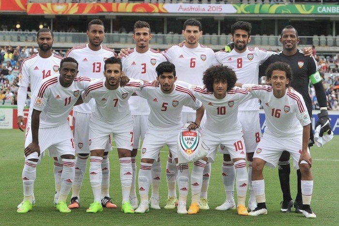 8. Đội tuyển UAE (hạng 79 thế giới)