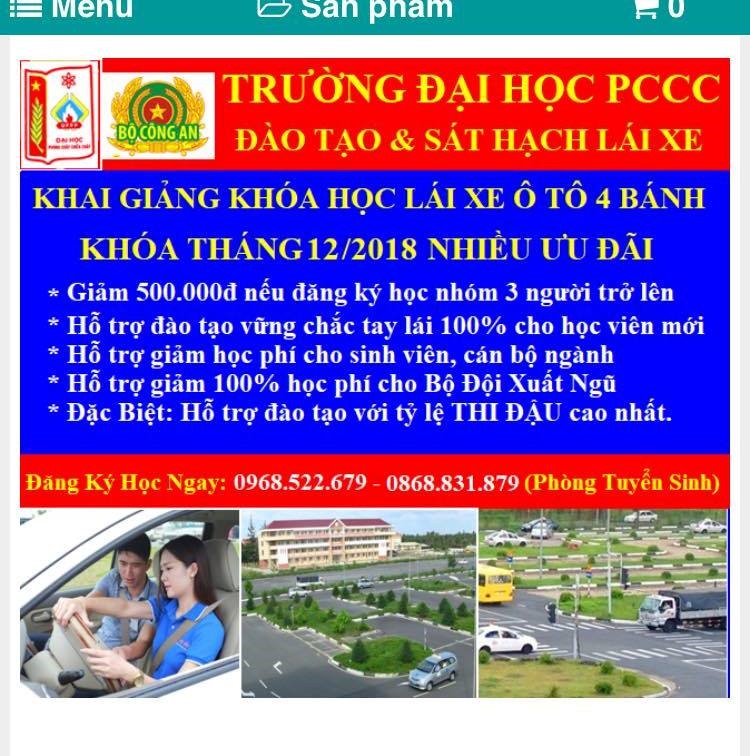 Trung tâm lái xe này còn mạo danh Bộ Công an để lấy niềm tin của học viên.