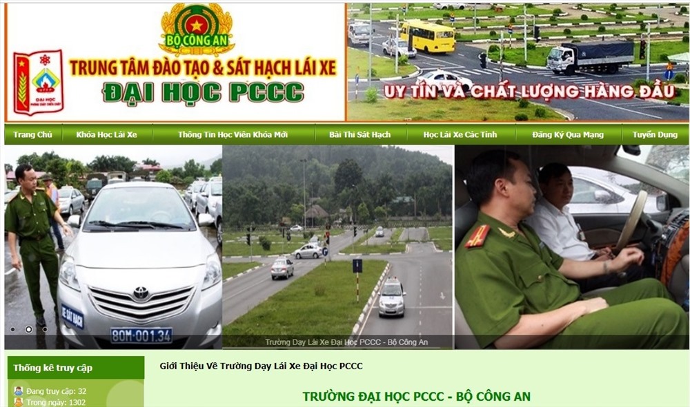 Trường Đại học PCCC Hà Nội khẳng định: Không hề mở trang Website này (trang Web tuyển sinh tại Đắk Lắk - Gia Lai).