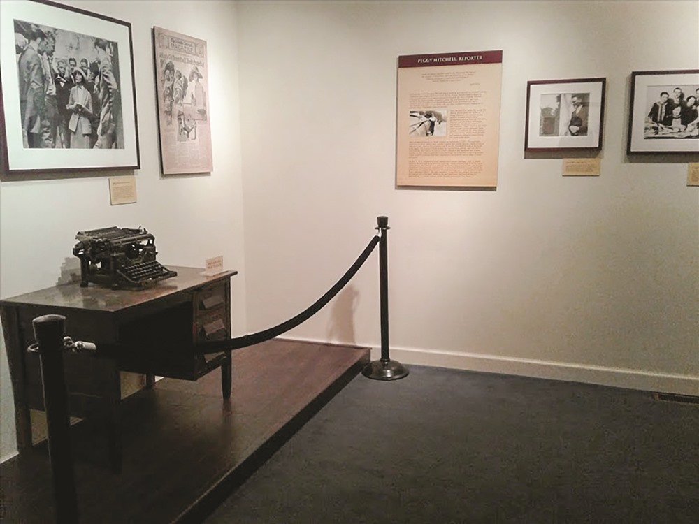 Tại Nhà lưu niệm Margaret Mitchell (Atlanta, bang Georgia, Hoa kỳ). Ảnh: Tuyền Trương - Tâm Trương.