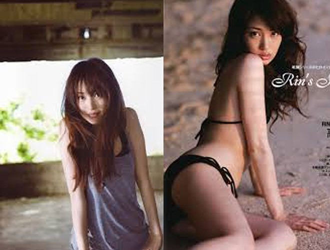 Hình ảnh nóng bỏng của Takanashi Rin khi còn là người mẫu nội y.