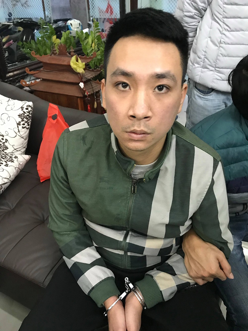Nguyễn Thanh Hoàng bị bắt giữ.