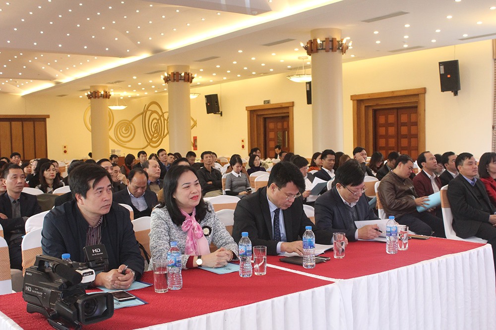 Các đại biểu, đoàn viên tham dự Hội nghị tổng kết hoạt động CĐ 2018, triển khai nhiệm vụ năm 2019.