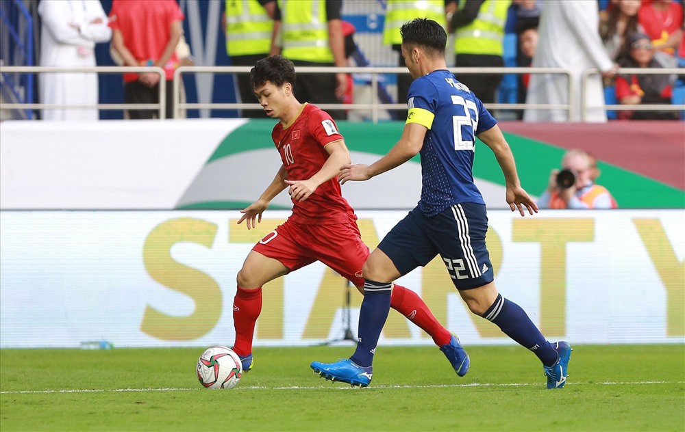 ĐT Việt Nam quyết tâm đánh bại đối thủ Nhật Bản ở tứ kết Asian Cup 2019. Ảnh: Hữu Phạm