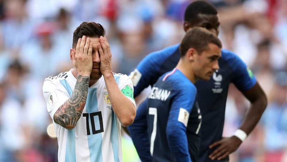 Messi vẫn chưa trở lại Argentina sau thất bại tại World Cup 2018. Ảnh Qed