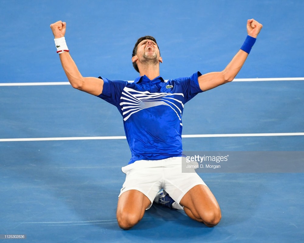 Djokovic lên ngôi xứng đáng tại Australia mở rộng 2019. Ảnh: Getty.