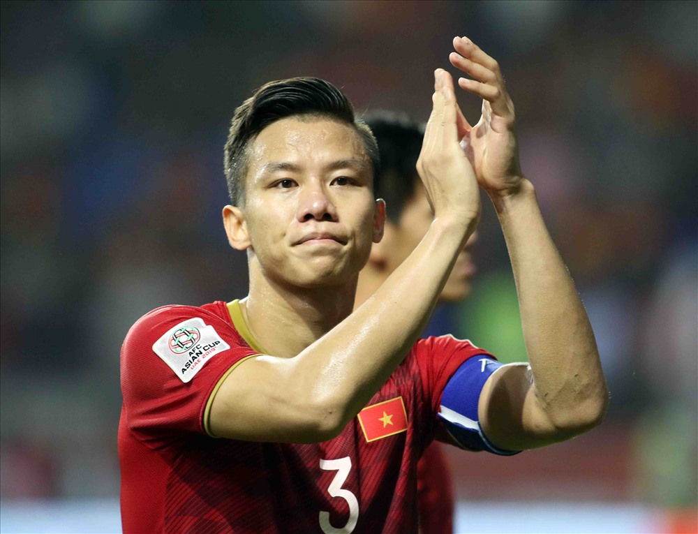 Quế Ngọc Hải là đội trưởng tuyển Việt Nam tại Asian Cup 2019. Ảnh Hữu Phạm