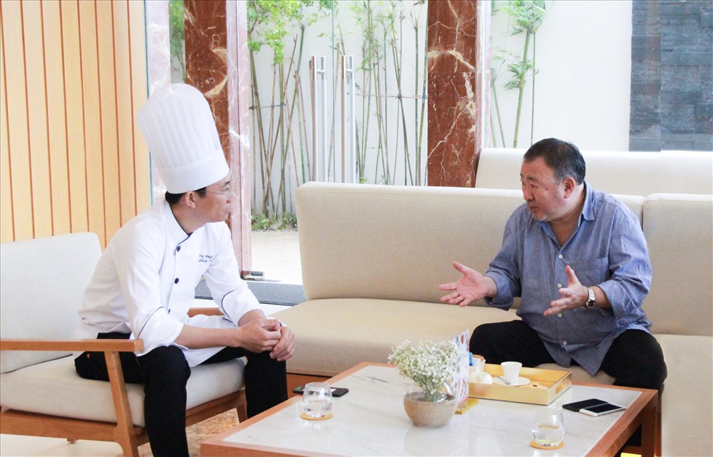 Cuộc hội ngộ giữa bếp trưởng Jerry Phạm và vua ẩm thực Tetsuya Wakuda. 