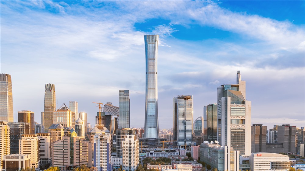 China Zun là tòa nhà chọc trời được xây ở trung tâm Bắc Kinh, Trung Quốc. Ảnh: Arup