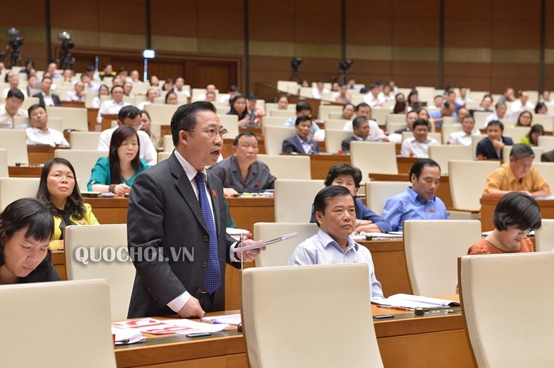 ĐBQH Lưu Bình Nhưỡng (Bến Tre) tại kỳ họp 6, Quốc hội khoá XIV vừa diễn ra đợt cuối năm 2018. Ảnh: Quochoi.vn