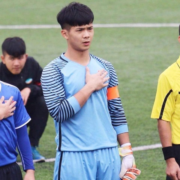 Trương Thái Hiếu đang là thủ môn của U19 Việt Nam. .