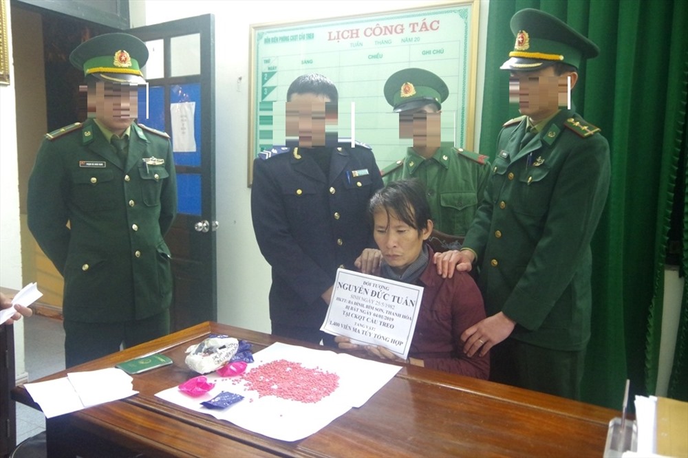 Đối tượng Nguyễn Đức Tuấn bị bắt giữ