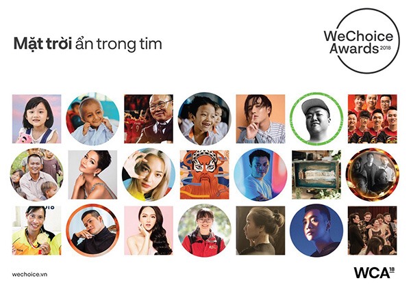 Hành trình WeChoice Awards mùa thứ 5 với thông điệp “Mặt trời ẩn trong tim“.