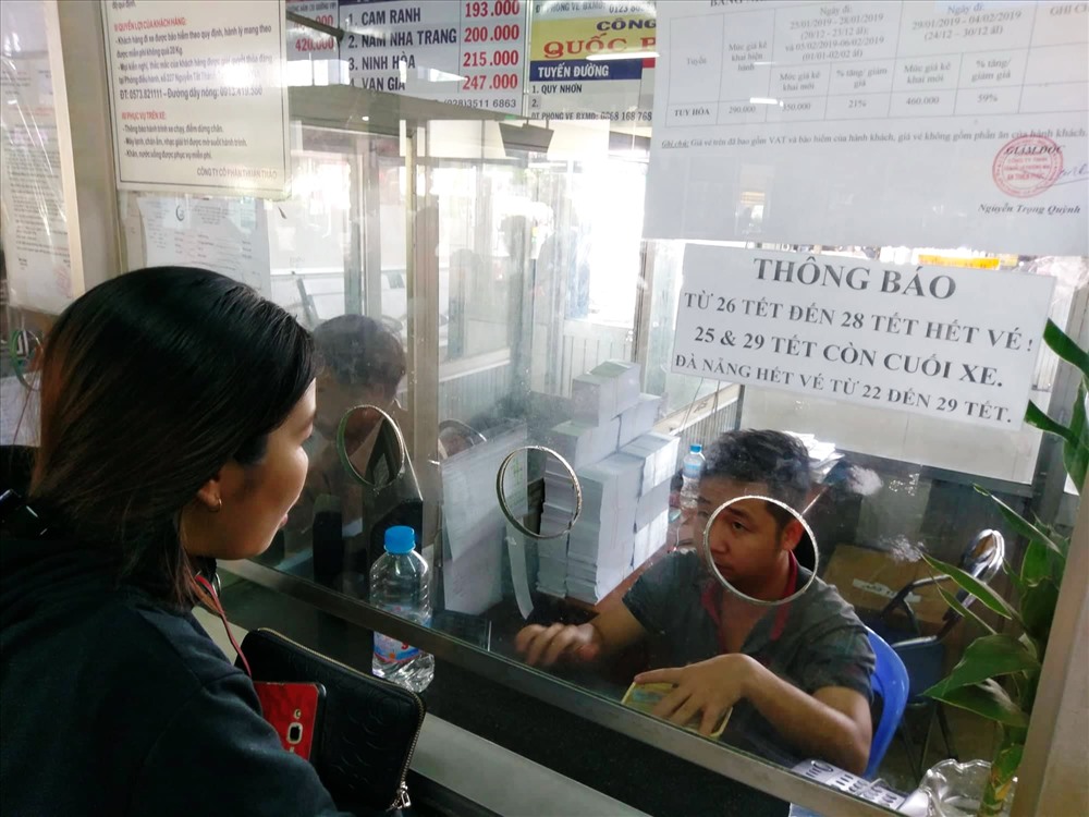 Nhà xe Phúc Thuận Thảo chạy tuyến TPHCM - Tuy Hòa thông báo hết vé ngày cao điểm Tết.  