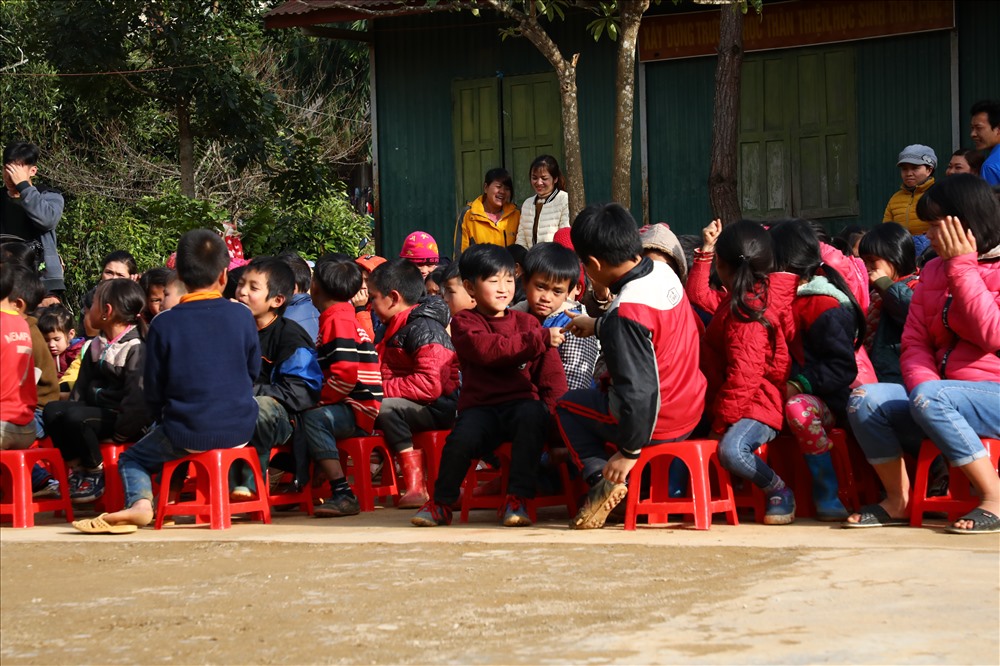 Học sinh của các trường ở xã Nậm Mười đều là con em đồng bào dân tộc Dao và Thái. 