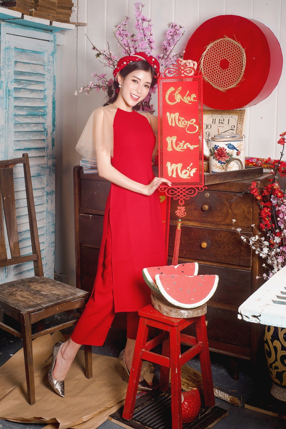Image hình ảnh hình ảnh hình ảnh hình ảnh hình ảnh hình ảnh Ngọc Ánh - Lần đầu diện áo dài đón Xuân, Ngọc Ánh khoe vẻ ngọt ngào hút mắt