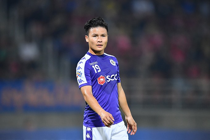 Quang Hải không thể hiện được khả năng ở trận đấu với Bangkok United. Ảnh HN FC