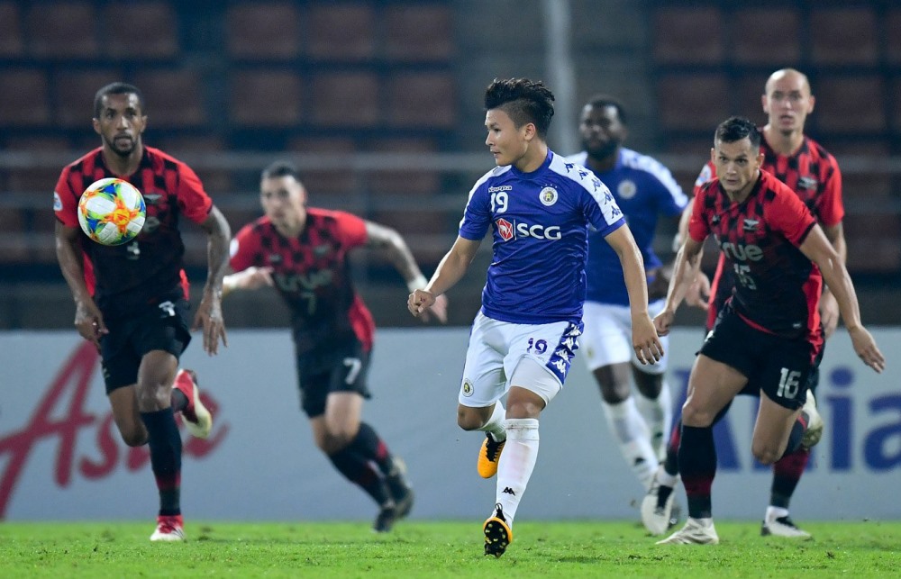 Báo chí Trung Quốc ấn tượng với Quang Hải. Ảnh Hà Nội FC