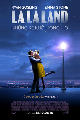Tác phẩm xứng tầm Oscar với sự tham gia của Ryan Gosling và Emma Stone kể về một chàng nhạc sĩ jazz và một nữ diễn viên trẻ tuổi lạc vào xứ sở tình yêu tại thành phố Los Angeles.