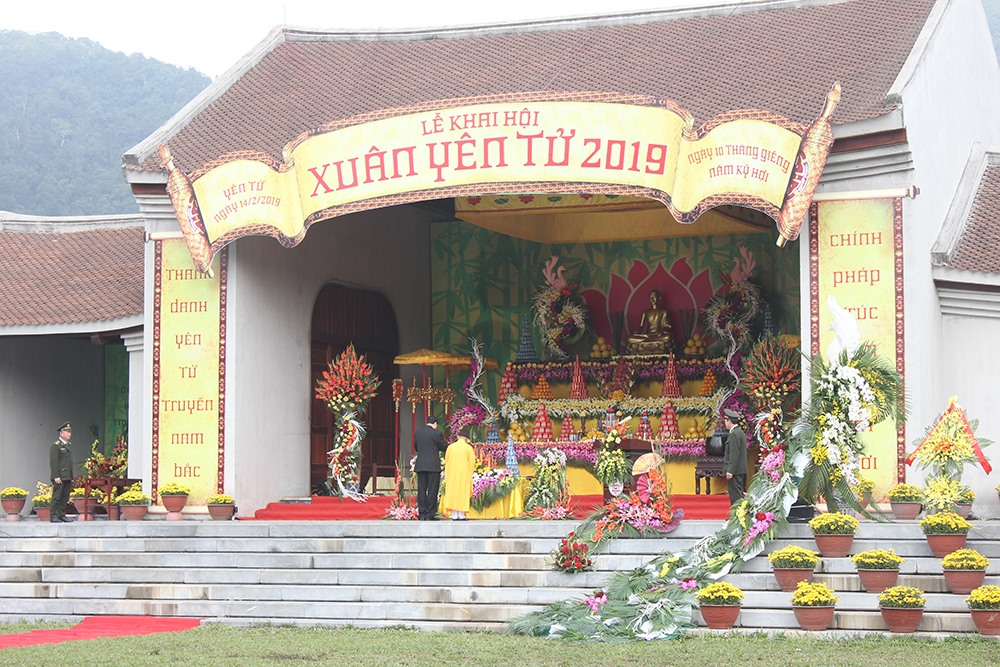 Lễ khai Hội xuân Yên Tử năm 2019.