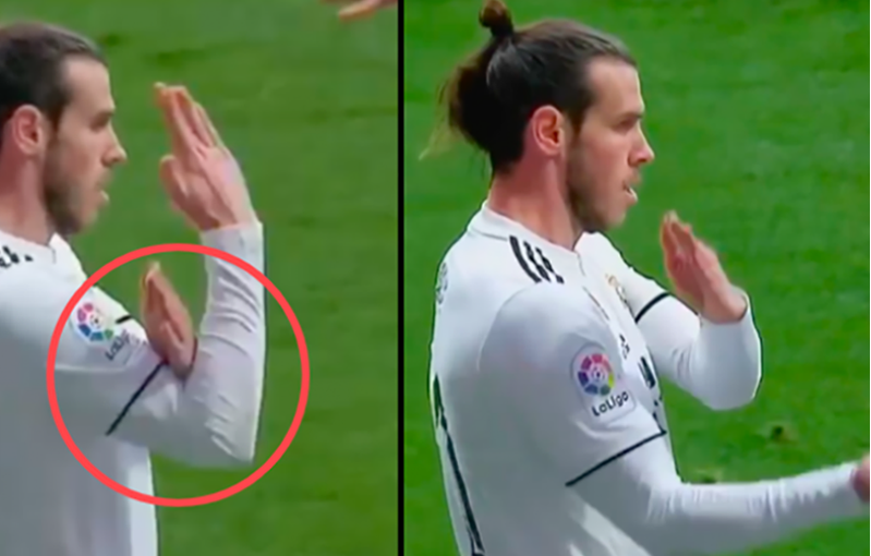 Hành vi tục tĩu của Bale sau khi ghi bàn.