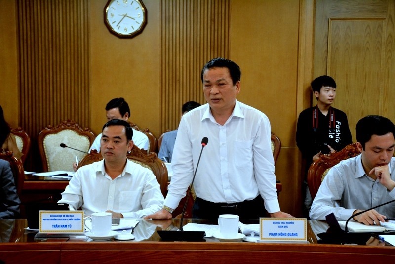 GS-TS Phạm Hồng Quang, Giám đốc ĐH Thái Nguyên.