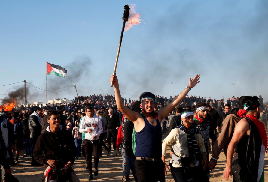 Biểu tình ở Gaza, kéo dài hơn 6 tháng với hơn 220 người thiệt mạng / Ảnh: Reuters