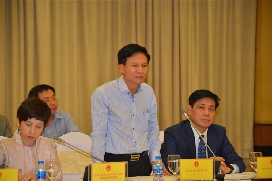 Ông Bùi Ngọc Lam - Phó tổng Thanh tra Chính phủ thông tin tại họp báo chiều 1.3. Ảnh: Huyên Nguyễn